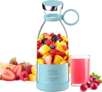 Ultra Portable Mini (420ml) Bottle Juicer For Milk Shake, Thandai, Smoothies, & Fresh Juice