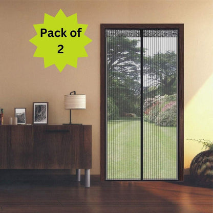 Magnetic Foldable Anti Mosquito Door Curtains (Combo Pack of 2)