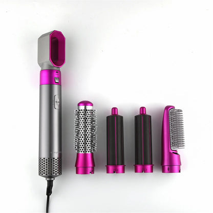 Muti-Functional 5 IN 1 Hair Styling Tool | Detachable Hot Air Brush Hair Dryer with Comb