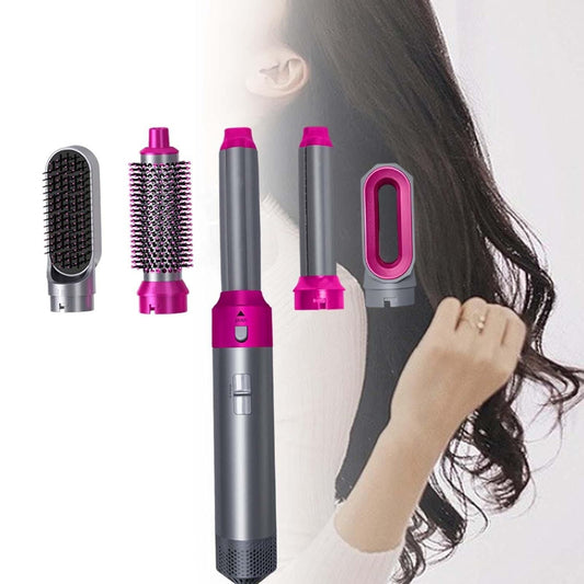 Muti-Functional 5 IN 1 Hair Styling Tool | Detachable Hot Air Brush Hair Dryer with Comb