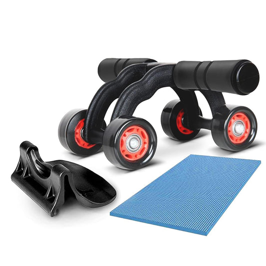 Wheel Ab Roller core Steel Handle With Knee Mat