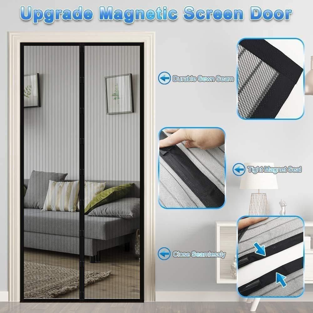 Magnetic Foldable Anti Mosquito Door Curtains (Combo Pack of 2)