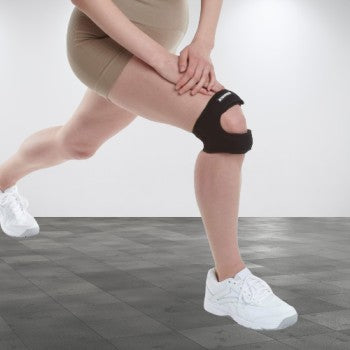 Knee Pain Relief Adjustable Neoprene Knee Strap (Pack of 2)