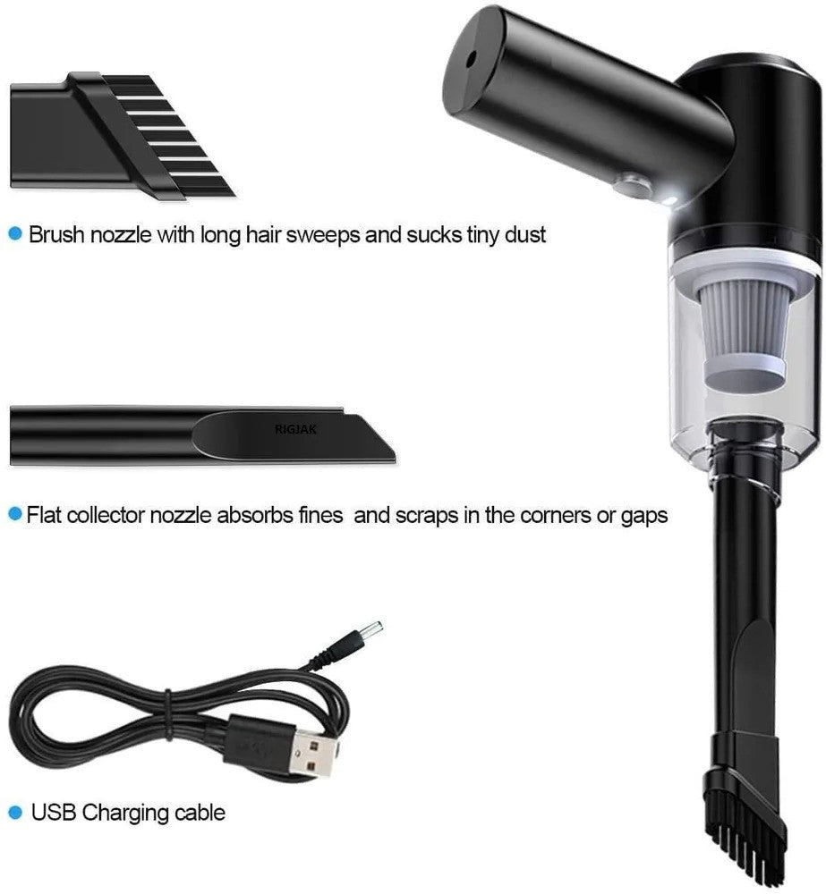 USB Rechargeable Ultra Portable Wireless Handheld Vacuum Cleaner For Home And Cars