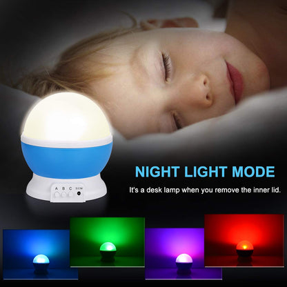 Star Master Dream Color Changing Rotating Projection Lamp