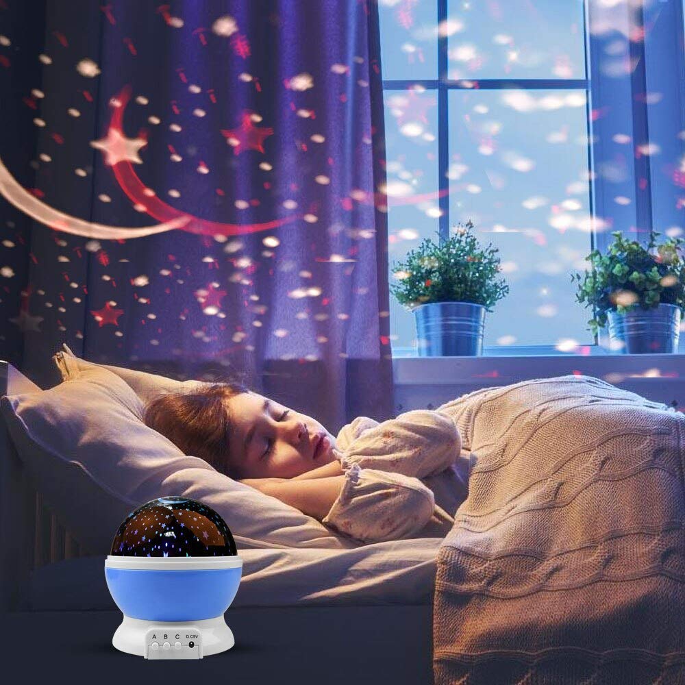 Star Master Dream Color Changing Rotating Projection Lamp