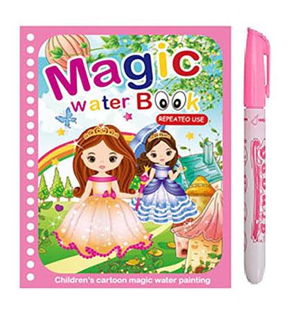 Water Magic Book n Magic Doodle Pen, Coloring Doodle Drawing Board Games for Kids, Educational Toy for Growing Kids