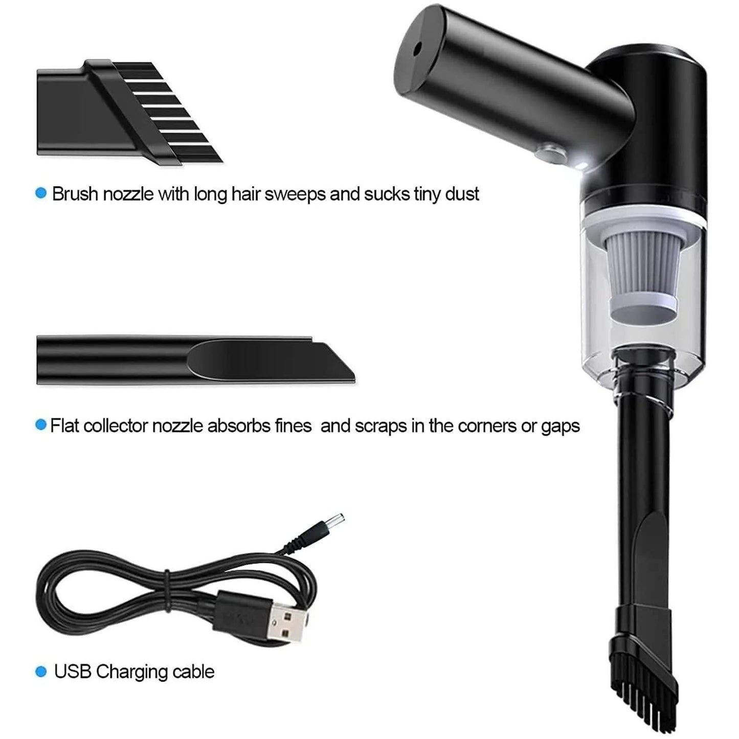 Portable Wireless Handheld Vacuum Cleaner For Home And Cars