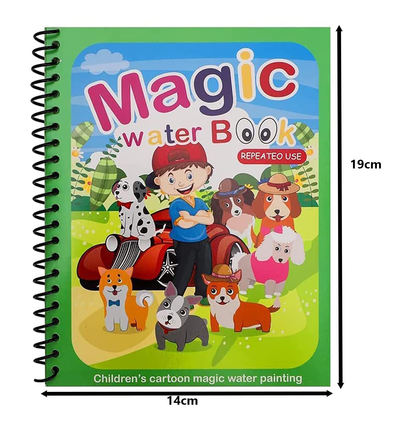 Water Magic Book n Magic Doodle Pen, Coloring Doodle Drawing Board Games for Kids, Educational Toy for Growing Kids