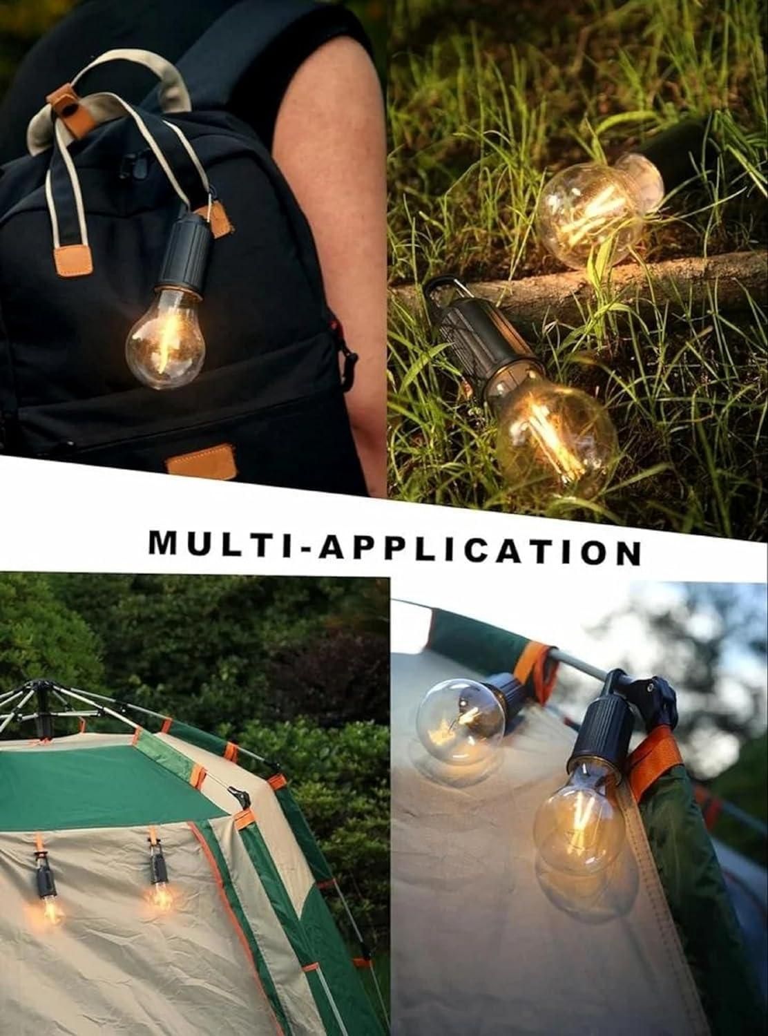 Decorative & Functional USB Powered Hanging Bulb with 3 Modes-Camping Lamp-Pack of 1