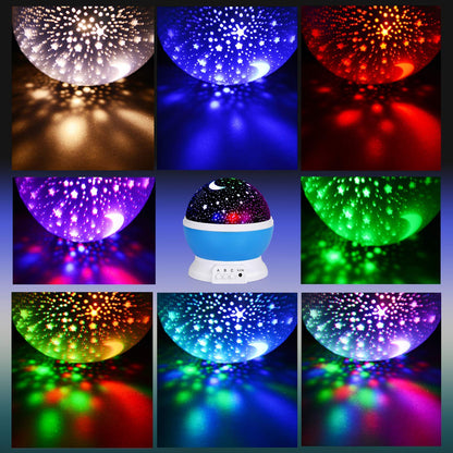 Star Master Dream Color Changing Rotating Projection Lamp